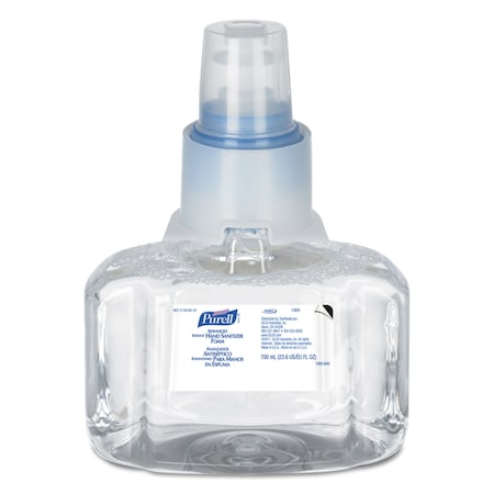 Purell Advanced Hand Sanitizer Foam, For LTX-7 Dispensers, 700 mL Refill, Fragrance-Free 1305-03